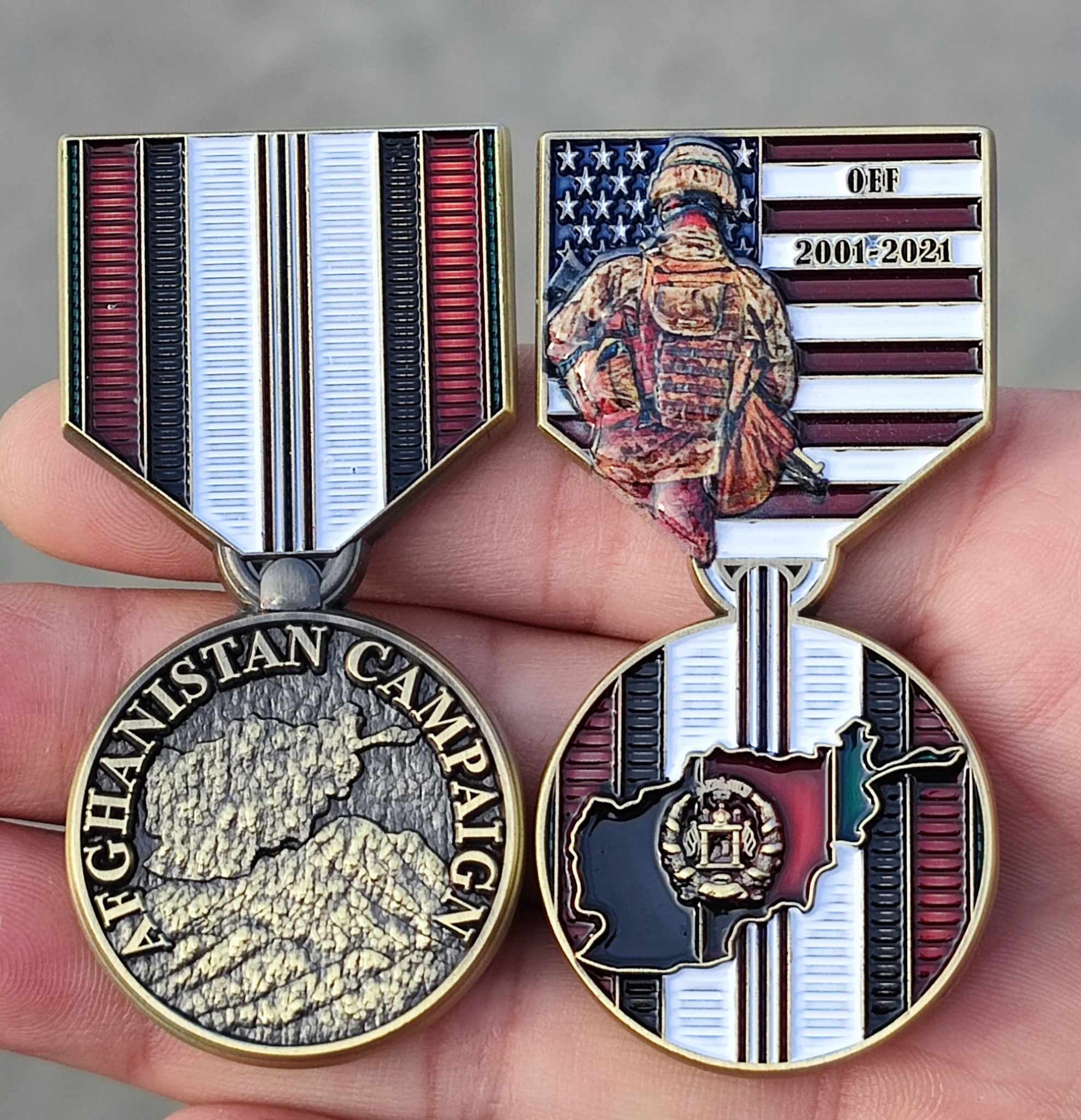 Operation Enduring Freedom - Medals of History | Sven Smash Designs