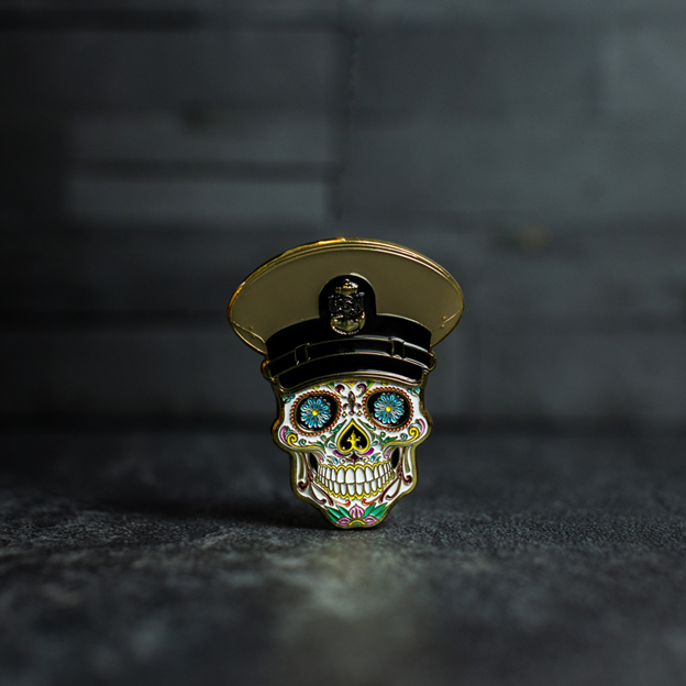 Navy Sugar Skull | Sven Smash Designs